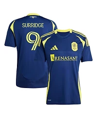 Adidas Men's Sam Surridge Navy Nashville Sc 2025 The Heart of Nashville Kit Replica Player Jersey