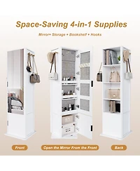 Rainsken 360° Rotating Jewelry Storage Cabinet