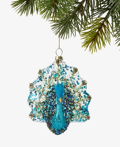 Holiday Lane Peacock Ornament, Macy's Exclusive