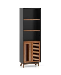 Slickblue Tall 70" Bookcase 5-Tier with Adjustable Storage Shelf