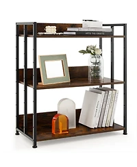 Slickblue Industrial 3-Tier Storage Shelf with Adjustable Shelves