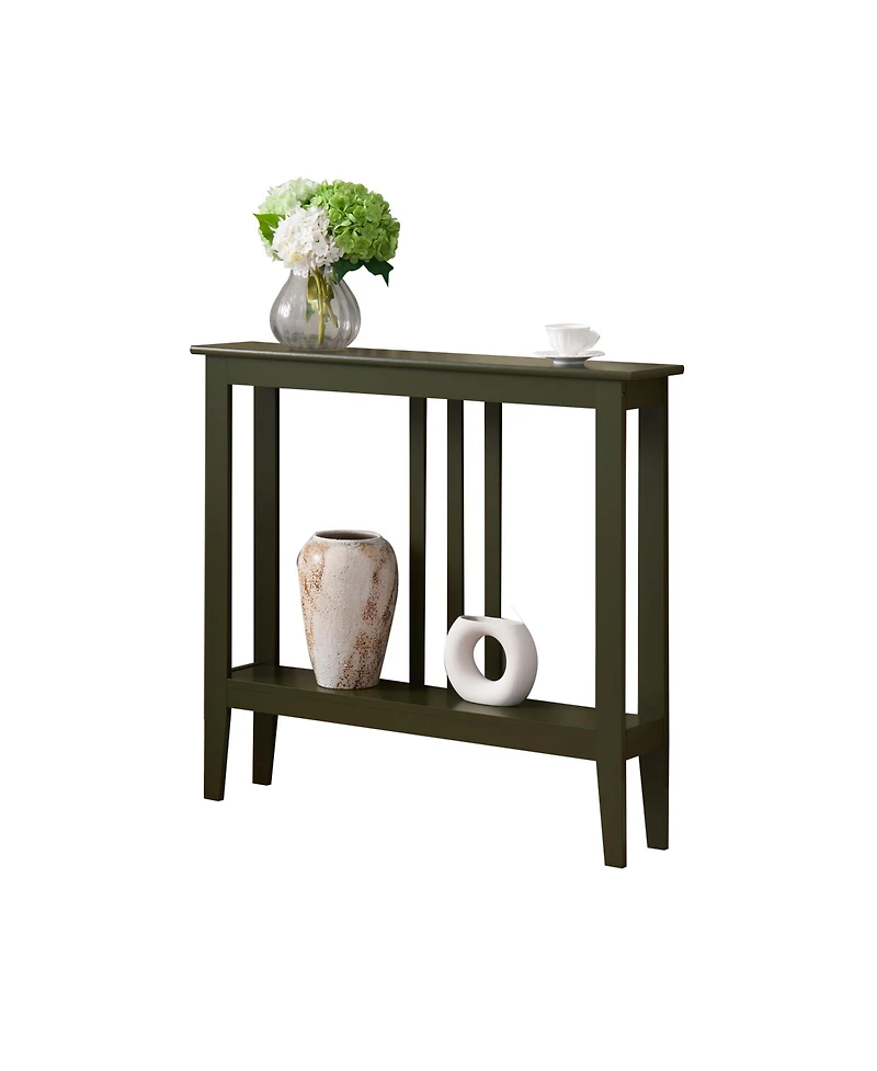 Kings Brand Furniture Entryway Table - Narrow Console with Storage Wood Tables for