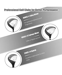 Hongge Men s Profile Complete Golf Club Package Set Includes Pieces