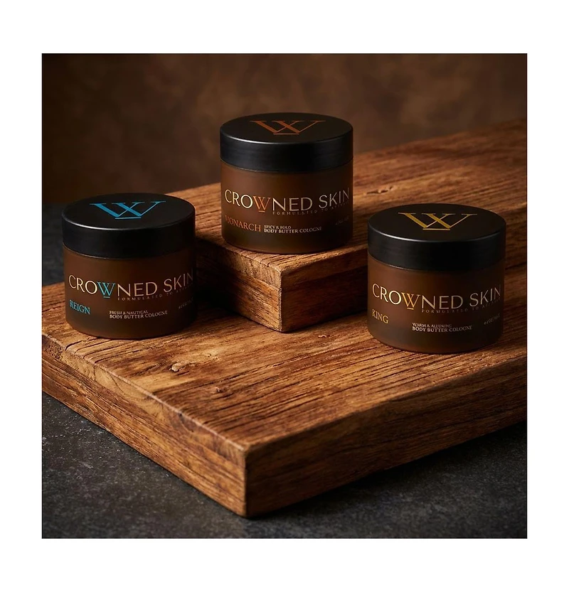 Crowned Skin King, Reign and Monarch Body Butter Set
