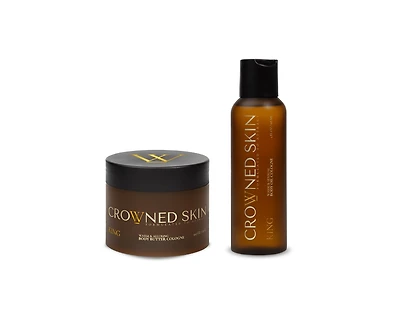 Crowned Skin King Body Butter and Oil Bundle
