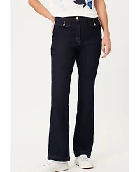 Olsen Women's Dark Denim Bootcut Jean