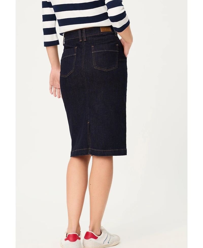 Olsen Women's Dark Denim Skirt