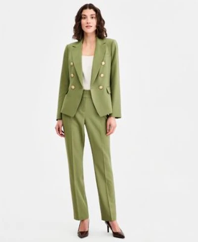 Tahari Asl Double Breasted Blazer Flare Pants