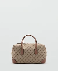 Mango Women's Logo-Print Bowling Bag