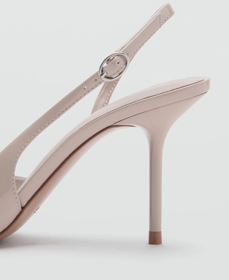 Mango Women's Pointed Toe And Bow High-Heeled Shoes