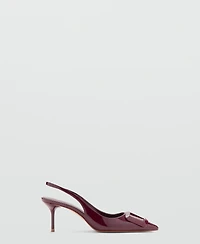 Mango Women's Patent Heeled Shoes