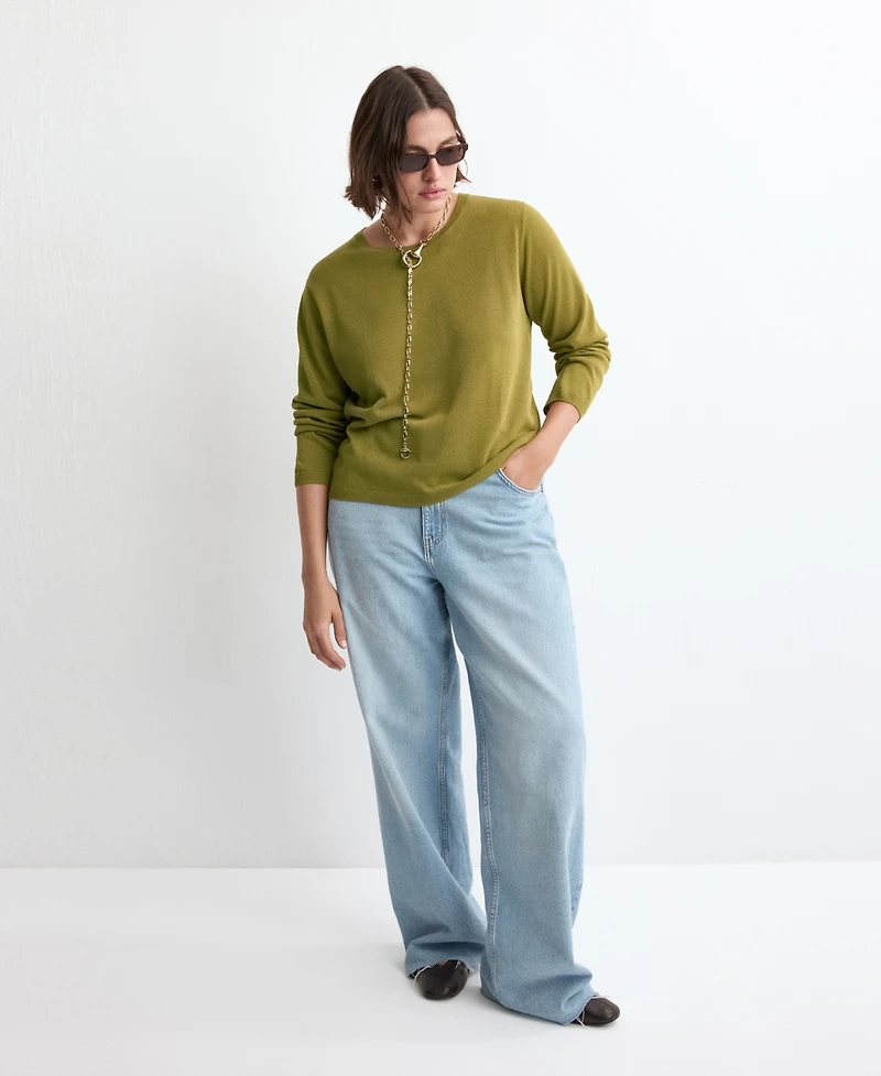 Mango Women's Long-Sleeve Knitted Sweater