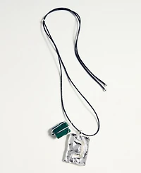 Mango Women's Semi-Precious Stone Combination Necklace