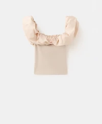 Mango Women's Strapless Knitted Top