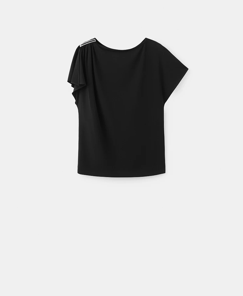 Mango Women's Metal Detail T-Shirt