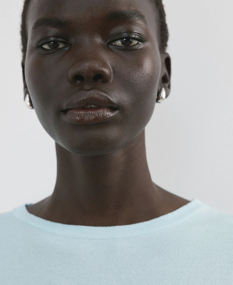 Mango Women's Bow Knit Sweater