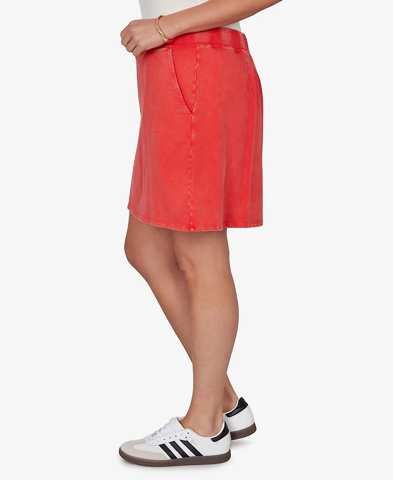 Ruby Rd. Plus French Terry Pull-On Skort