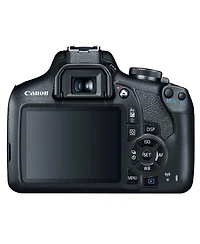 Canon Eos Rebel T7 Dslr Camera with Ef-s 18-55mm and Ef 75-300mm Lens Bundle with Bag, 64GB Sd Card, Corel Pc Photo and Video Software Pack and