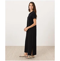 Pact Women's Organic Cotton Slub Easy Tee Maxi Dress