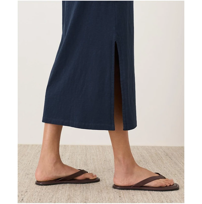 Pact Women's Organic Cotton Slub Easy Tee Maxi Dress