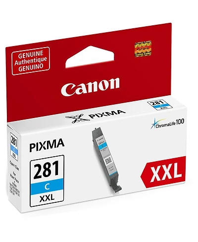 Canon Cli-281 Xxl Cyan Ink Tank for Select Pixma Tr, Ts Series Printers - 11.7ml