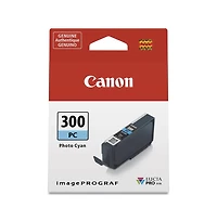 Canon Pfi-300 14.4ml Pigment Ink Tank for imagePROGRAF Pro-300 Printer, Photo Cyan