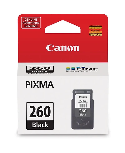 Canon Pg-260 Black Ink Cartridge for Select Pixma Tr, Ts Series Printers