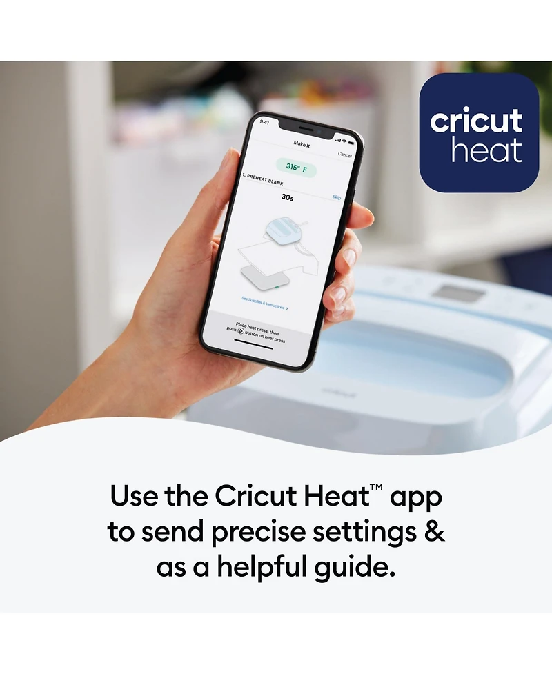 Cricut EasyPress 3 Heat Press Machine- 9 in x 9 in with EasyPress Mat - 12 in x 12 in, Mist