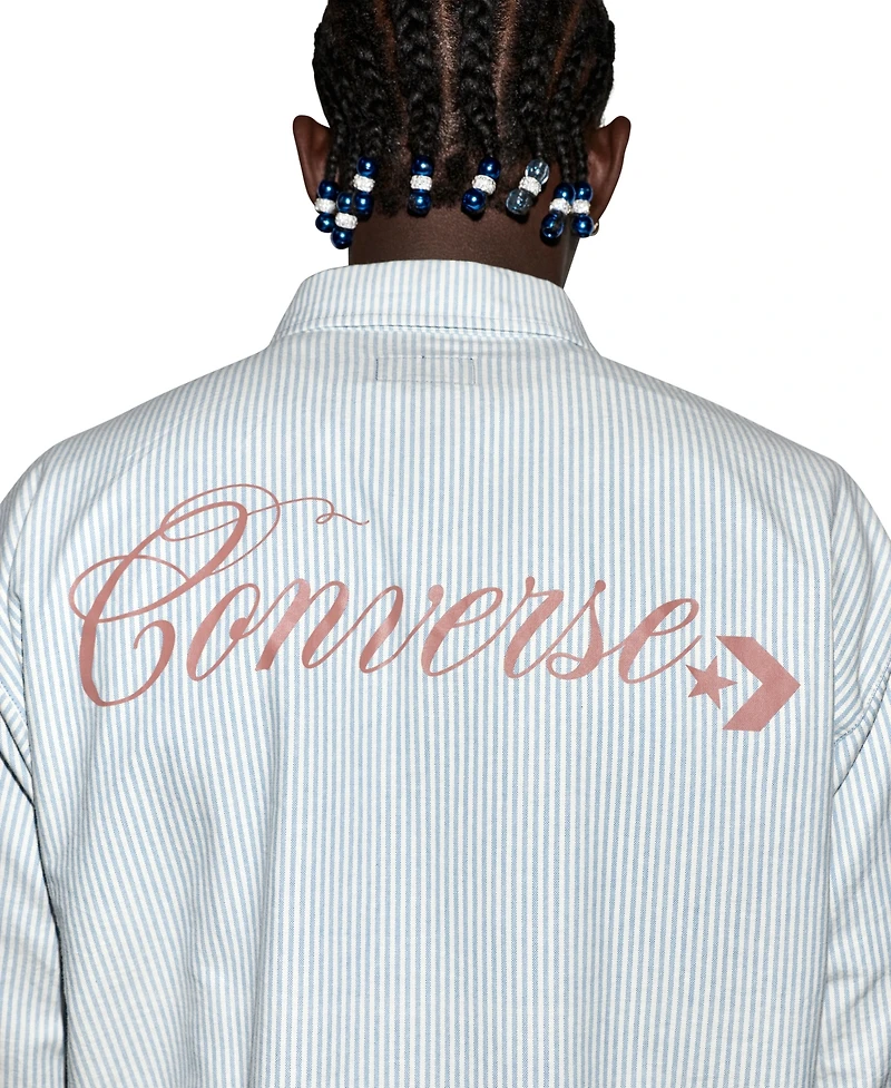 Converse Men's Regular-Fit Short-Sleeve Collared Shirt