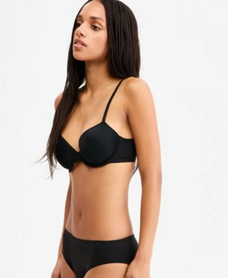 Calvin Klein Womens Perfectly Fit Ultralight Lightly Lined Demi Bra Bonded Flex Bikini Underwear