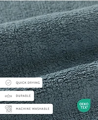 ienjoy Home Reversible Cotton Bath Mat, 34" x 21"