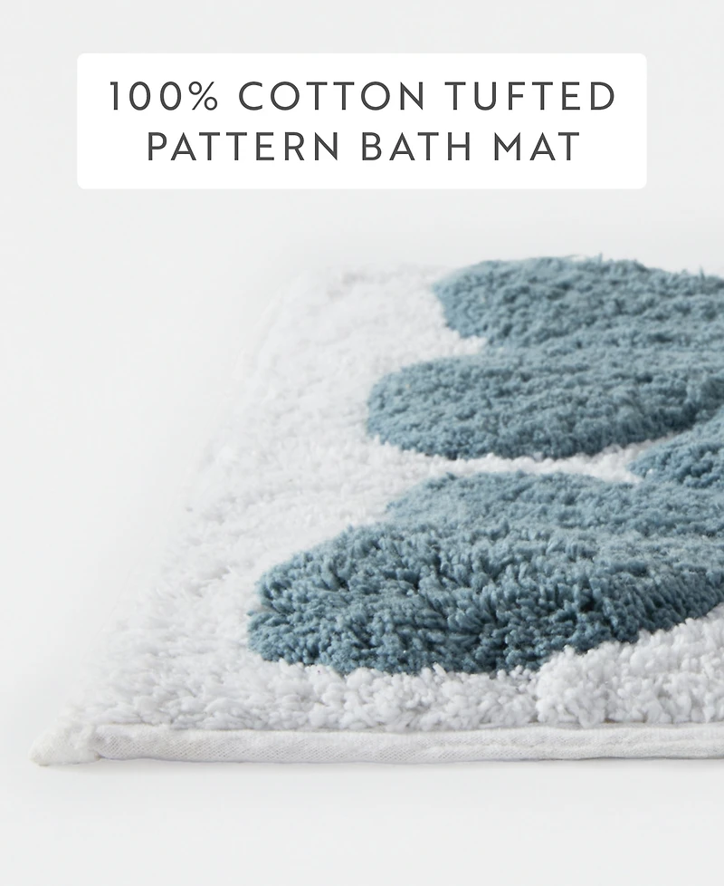ienjoy Home Floral Cotton Bath Mat