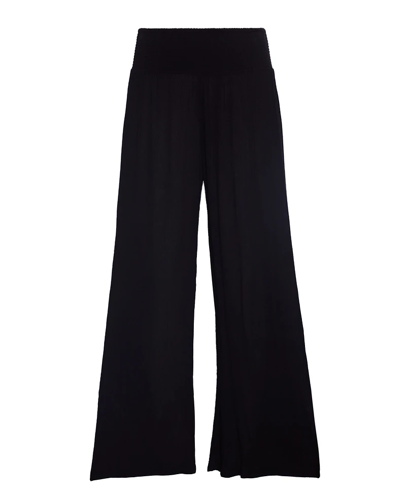 Lauren Ralph Rayon Smocked Pant
