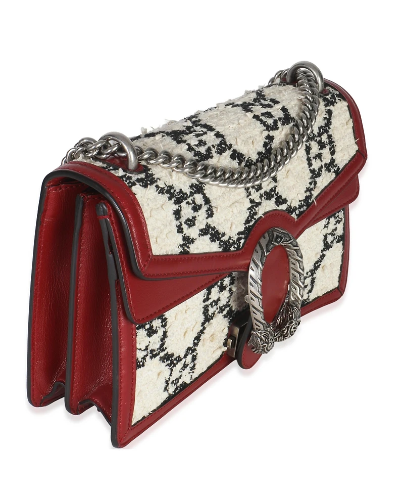 Pre-Owned Gucci Multicolor Gg Tweed Monogram Small Dionysus Bag