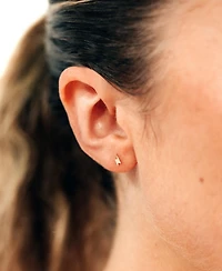 Anzie Jac+Jo Icon Gold Lightning Bolt Single Stud