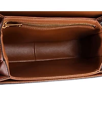 Pre-Owned Celine Teen Triomphe Shoulder Bag Triomphe Coated Canvas