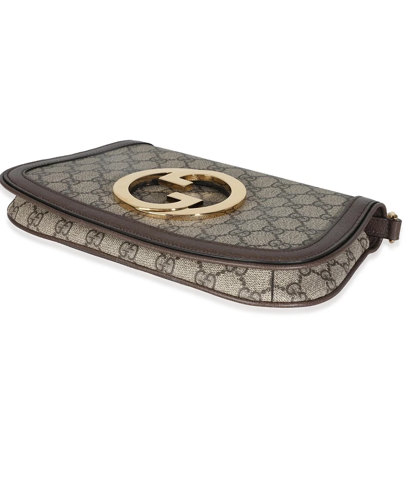 Pre-Owned Gucci Beige Gg Supreme Canvas Blondie Shoulder Bag