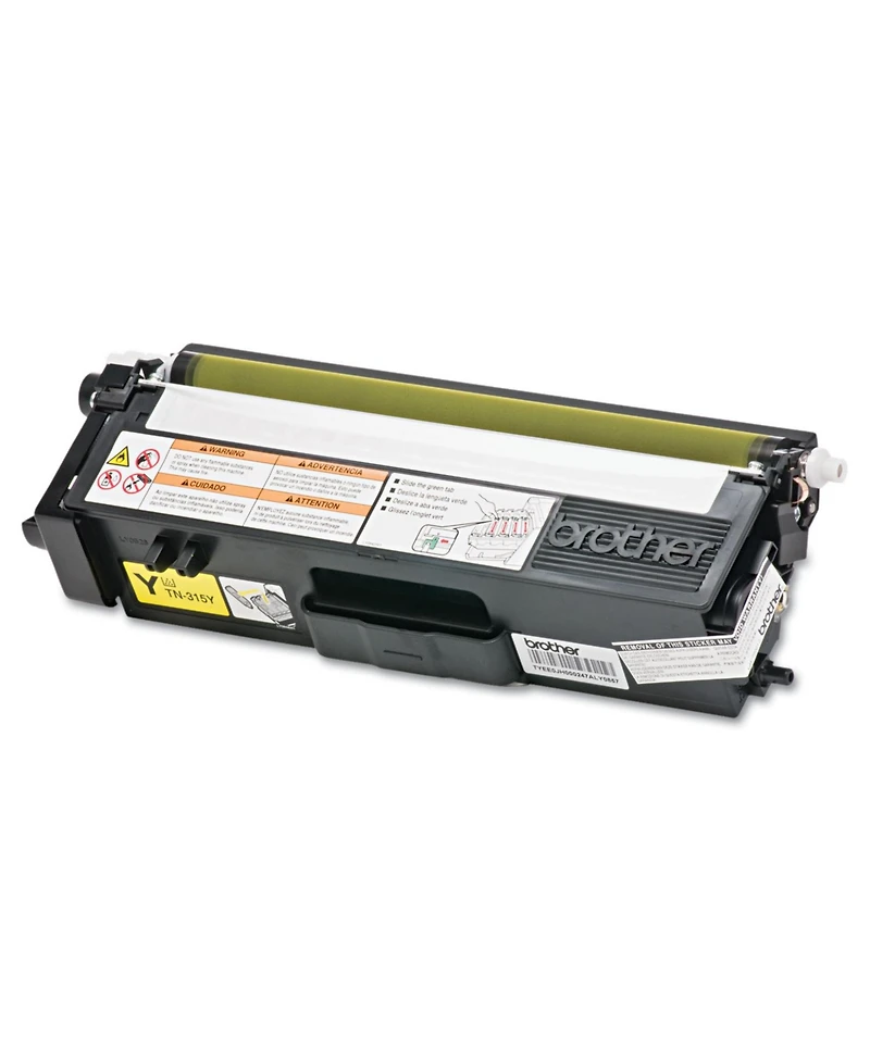 Brother TN315 High Yield Yellow Toner Cartridge, Upto 3500 Page Yields