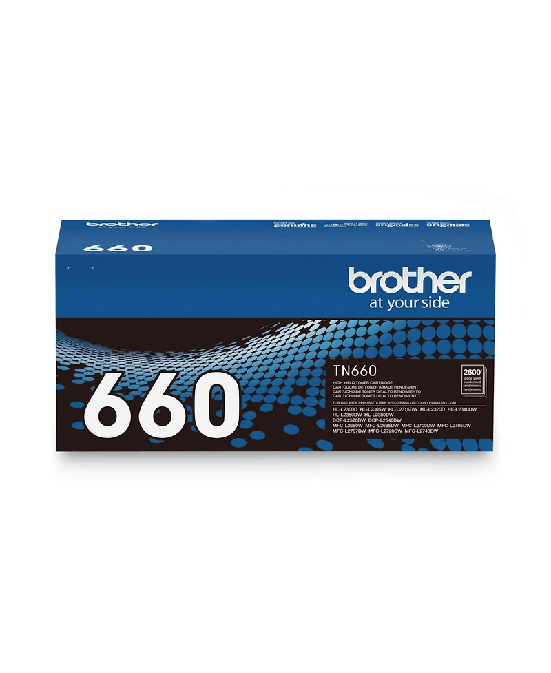 Brother TN660 High Yield Black Toner Cartridge, Approximate 2600 Pages Yield