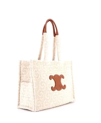 Pre-Owned Celine Large Cabas Thais Tote Triomphe Wool