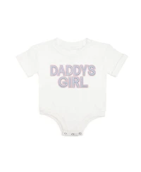 Sweet Wink Baby Girls Daddy's Patch Short Sleeve Romper