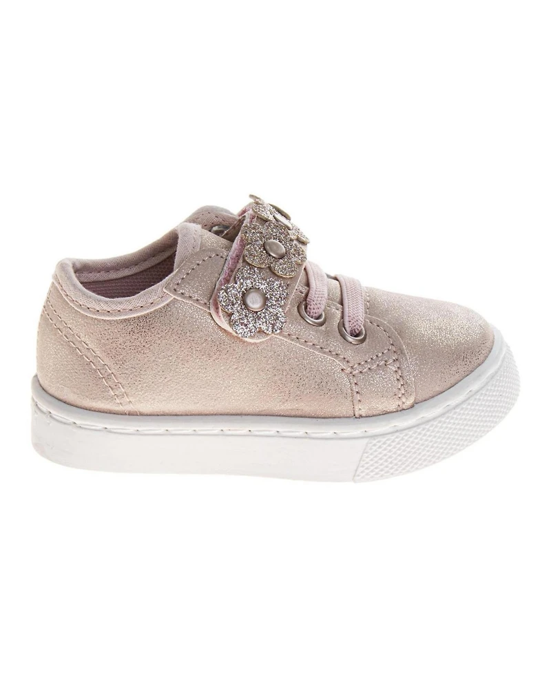 Laura Ashley Big Girls Sneakers Casual, Lightweight, and Comfortable Everyday Shoes (Toddler)