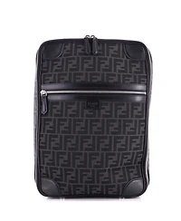Pre-Owned Fendi Medium Ff Travel Backpack Zucca Canvas and Leather