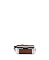 Pre-Owned Fendi Mini Baguette Trunk Bag Zucca Coated Canvas