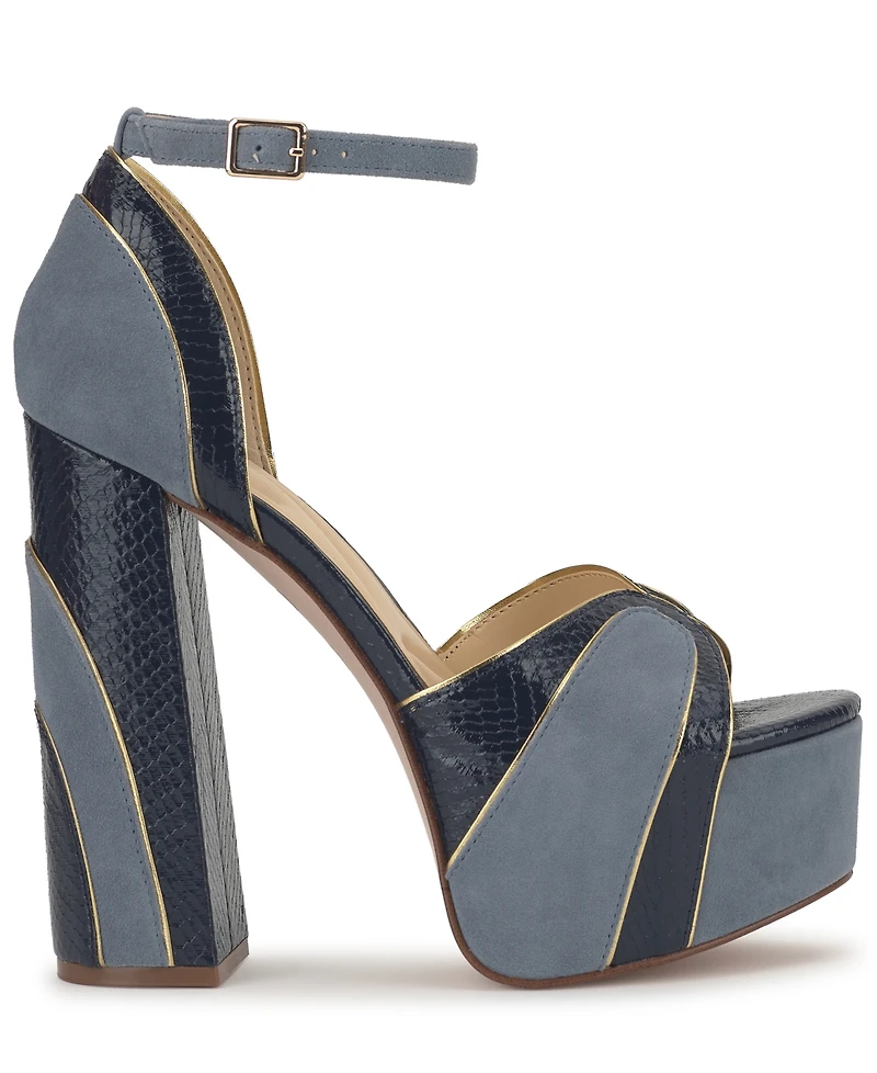 Jessica Simpson Women's Avele Platform Block Heel Dress Sandals