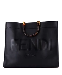 Pre-Owned Fendi Large Sunshine Shopper Tote Leather