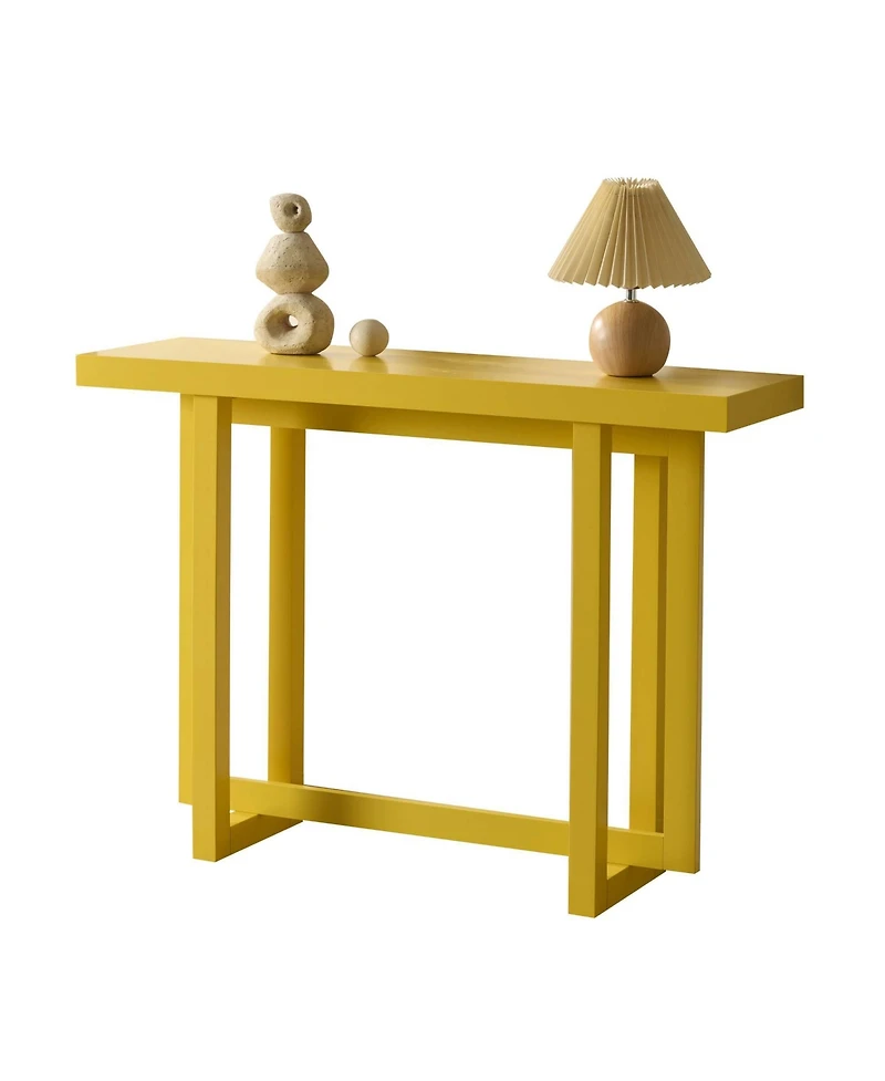 Kings Brand Furniture Console Table for Entryway, Wood Sofa Behind Couch, Narrow Accent Entry Living Room, Hallway & Foyer