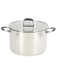 Oster Silverbolt 6 Piece Stackable Space-Saving Dutch Oven Sauce Pan Cookware Set