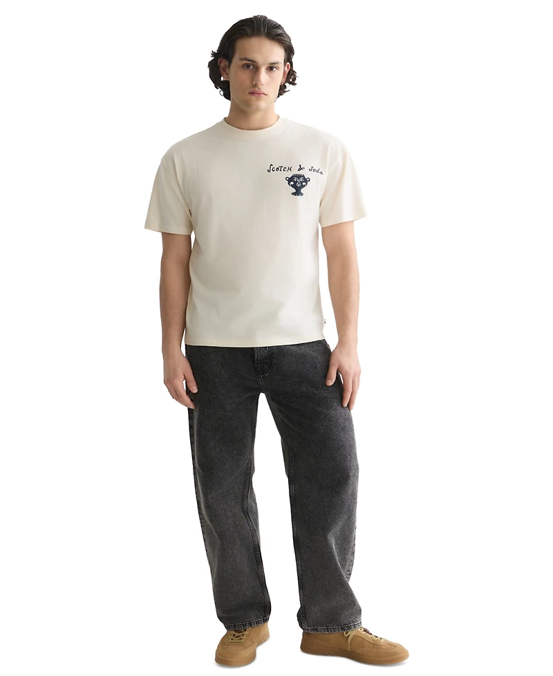 Scotch & Soda Men's Short-Sleeve Crewneck Cotton T-Shirt