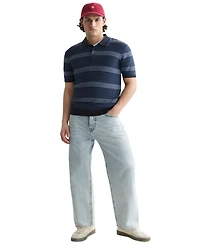 Scotch & Soda Men's Knitted Regular-Fit Cotton Polo T-Shirt